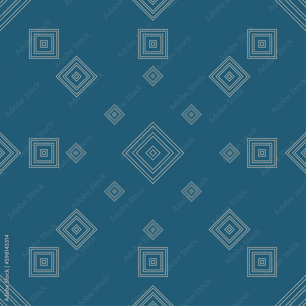 Seamless abstract geometric pattern Ethnic decorative illustration with geometric ornaments for fabric, background, surface design, packaging Vector