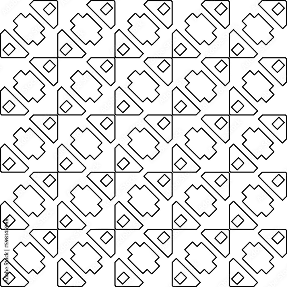 Repeating patterns of lines. Black and white pattern for web page, textures, card, poster, fabric, textile.
Repeating patterns of lines. Black and white pattern for web page, textures, card, poster, fabric, textile.