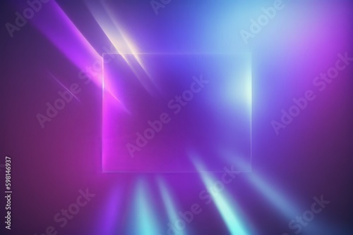 Luxury Blue Purple Light Leak Gradient Background Loop - Generative AI
