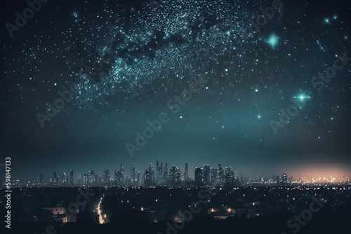Starry Night Sky - Generative AI