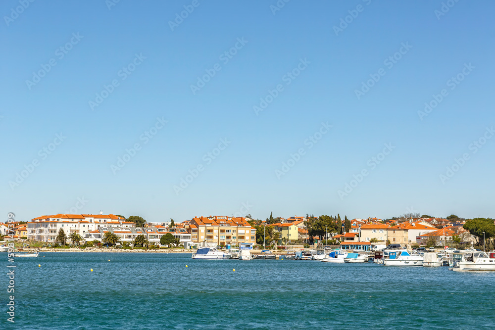 Impressions of Medulin, Istria, croatia, in early spring during a sunny day