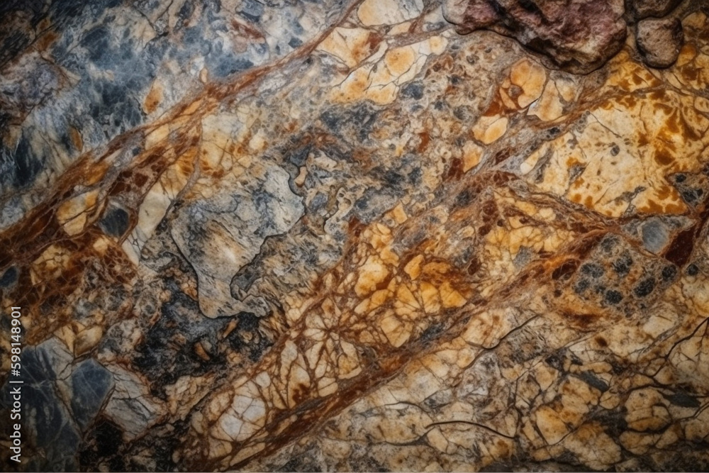 Rich and intricate texture of a natural surface of stone Rich and intricate texture of a natural surface of stone