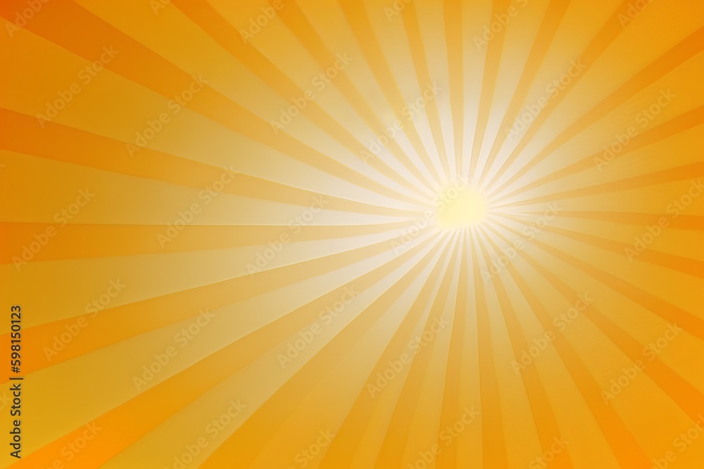 Obraz premium Abstract Texture with Light Orange Gradient Background and Rays - Generative AI