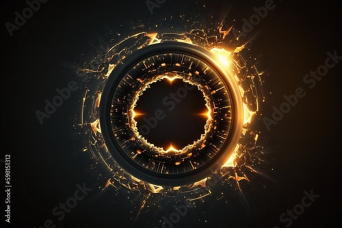 Sparky Portal Effect with Looping Animation - Generative AI