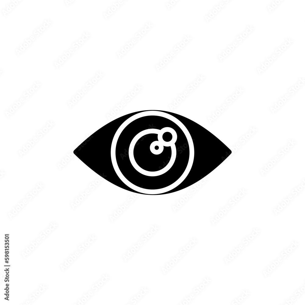 Eye icon. Look and Vision icon. Eye vector icon Eye icon. Look and Vision icon. Eye vector icon