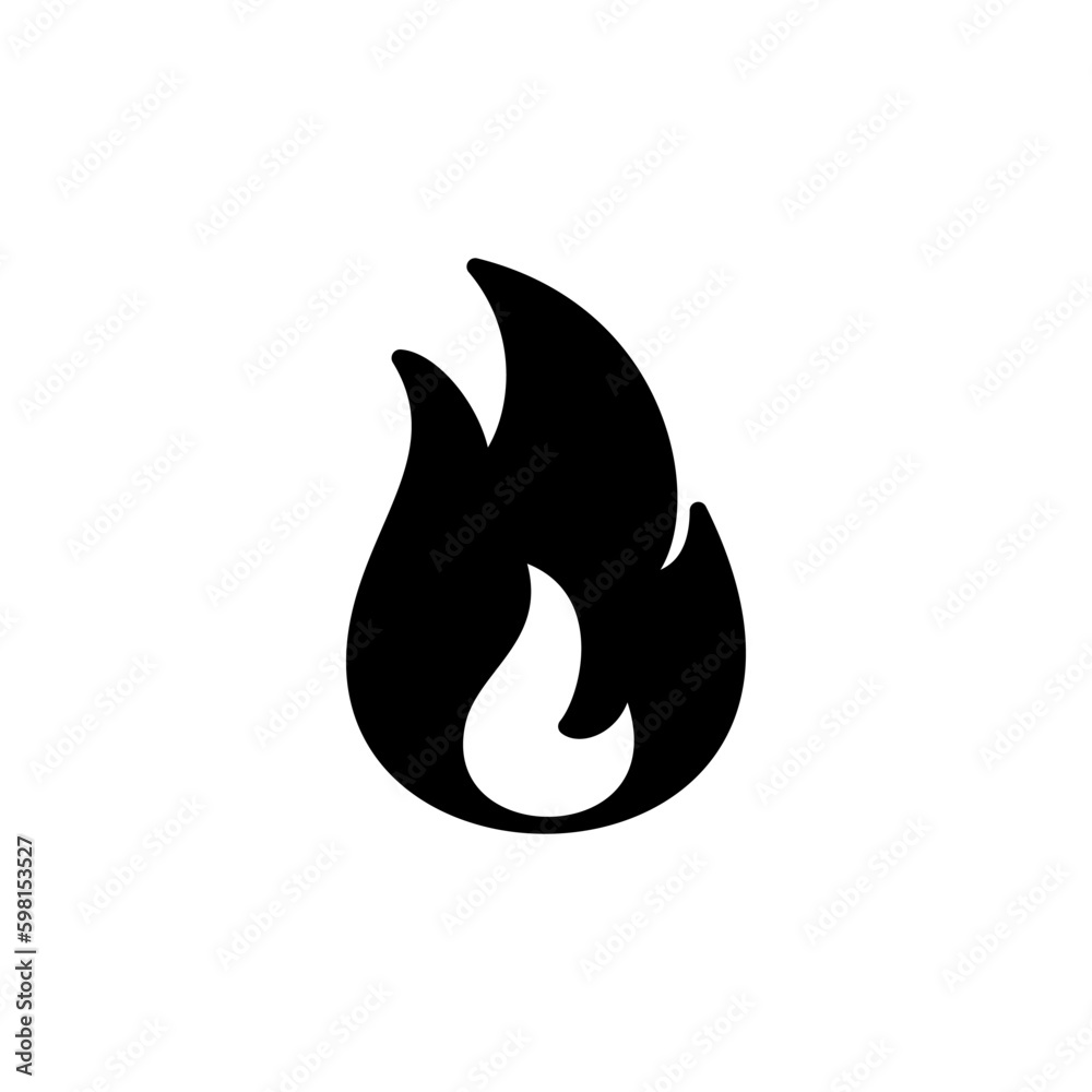Fire icon vector. fire flame icon Fire icon vector. fire flame icon