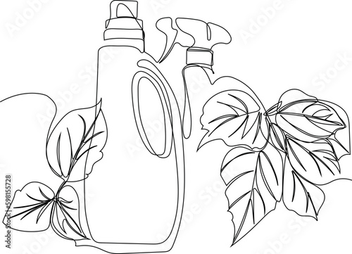 Home cleaning service landing page design concept, illustration of janitors with cleaning tools. Vector illustration Generative AI