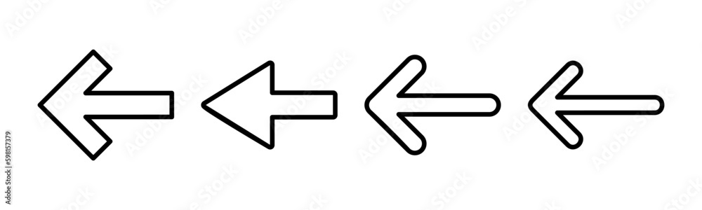 Arrow icon vector illustration. Arrow sign and symbol for web design. Arrow icon vector illustration. Arrow sign and symbol for web design.
