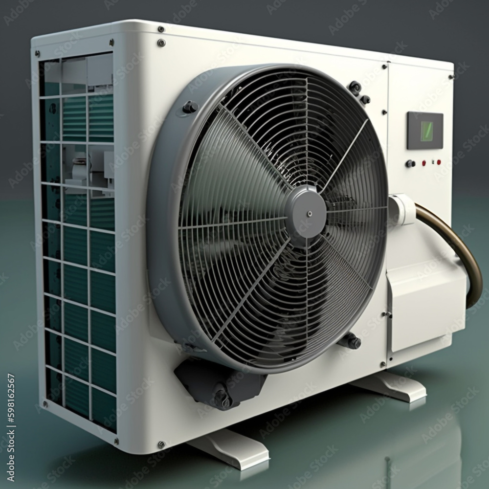 Air Source Heat Pump Unit Ground Source Heat Exchanger Geothermal Energy Generative AI Air Source Heat Pump Unit Ground Source Heat Exchanger Geothermal Energy Generative AI