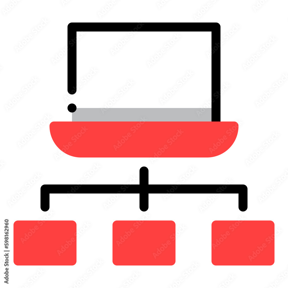 Obraz premium laptop icon