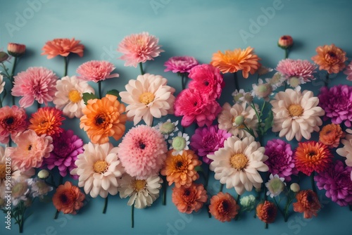 flower background spring color blossom watercolor pastel peonies design valentine bokeh. Generative AI. Generative AI