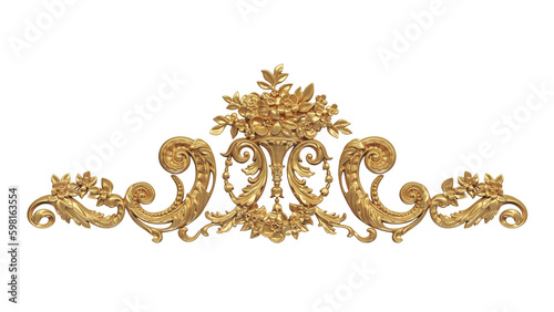 golden crown isolated on white background, high resolution image ready to use for graphic design purposes