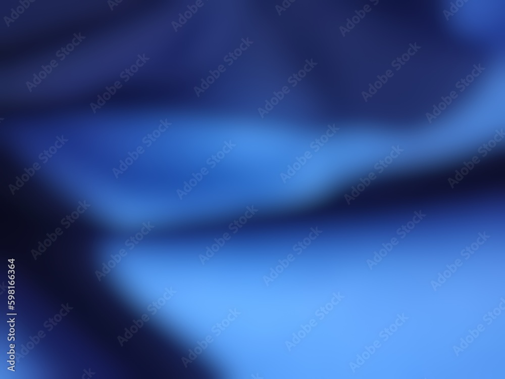 Abstract blur background image of blue color gradient used as an illustration. Designing posters or advertisements.