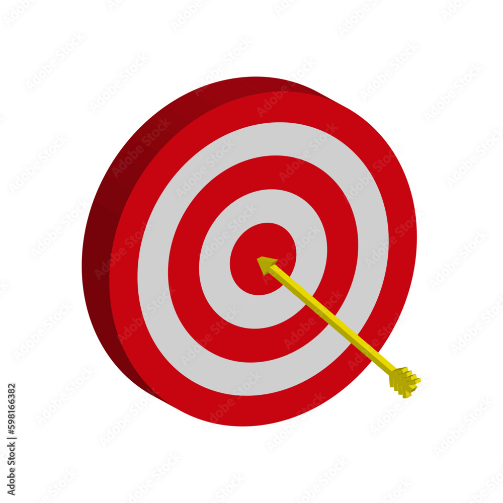 target for game design. Business strategy concept. Sport game. Vector illustration. target for game design. Business strategy concept. Sport game. Vector illustration.