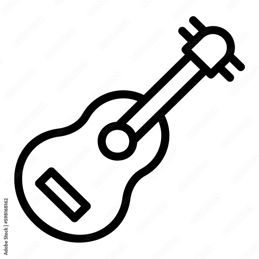 ukulele line icon ukulele line icon