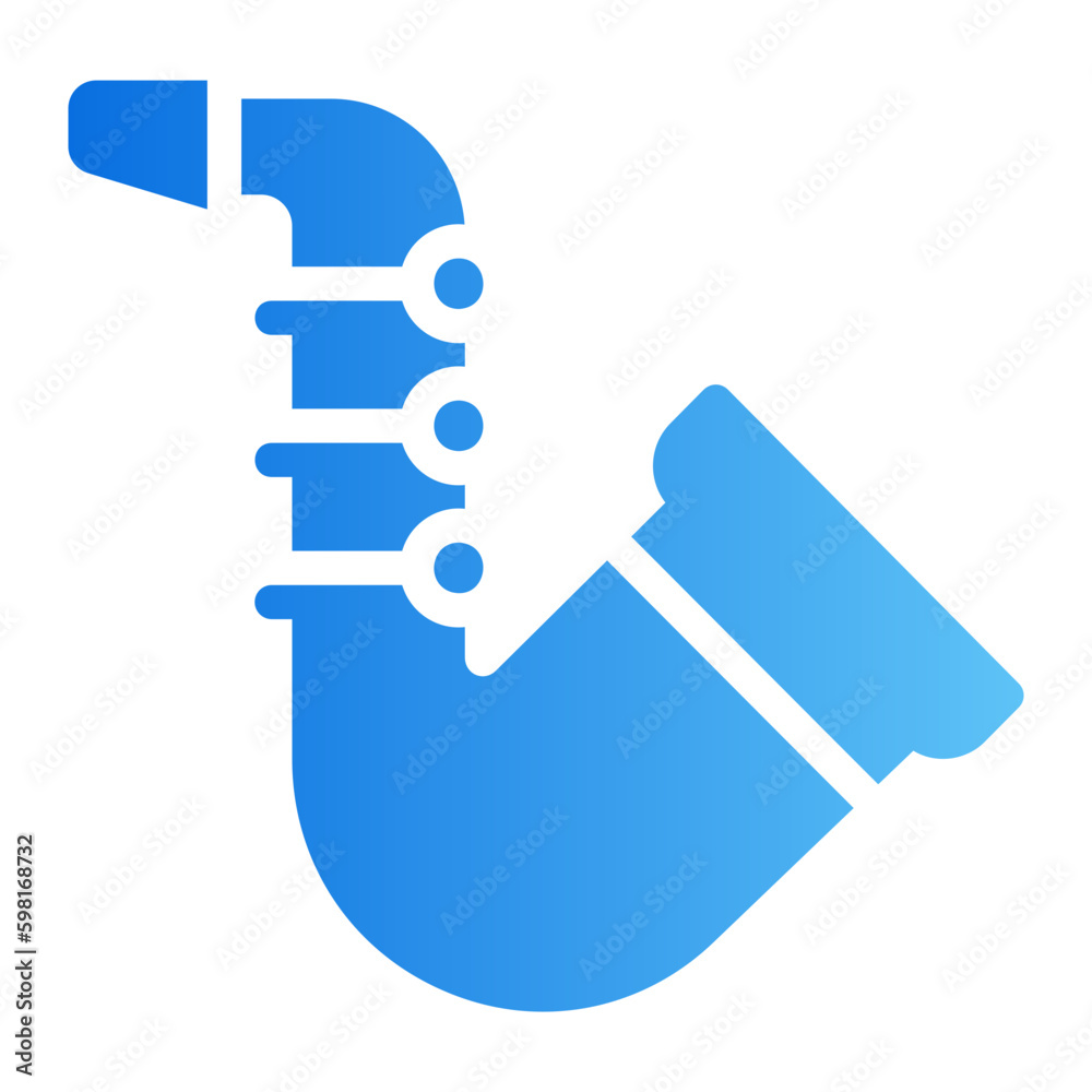saxophone gradient icon saxophone gradient icon