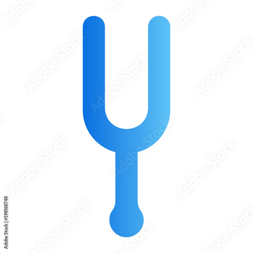 tunning fork gradient icon