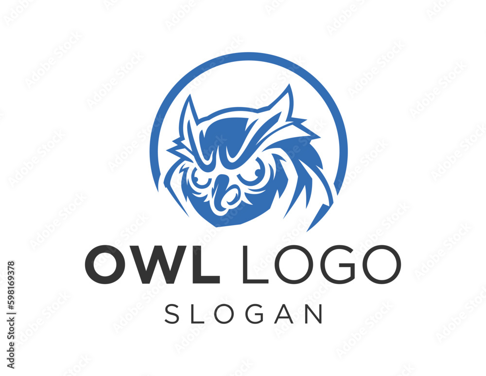 Logo about Owl on a white background. created using the CorelDraw application.