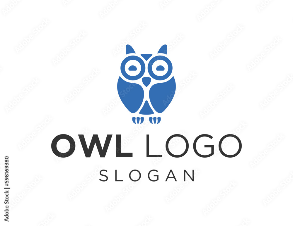 Fototapeta premium Logo about Owl on a white background. created using the CorelDraw application.