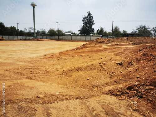 Preparation for construction of Foundations work