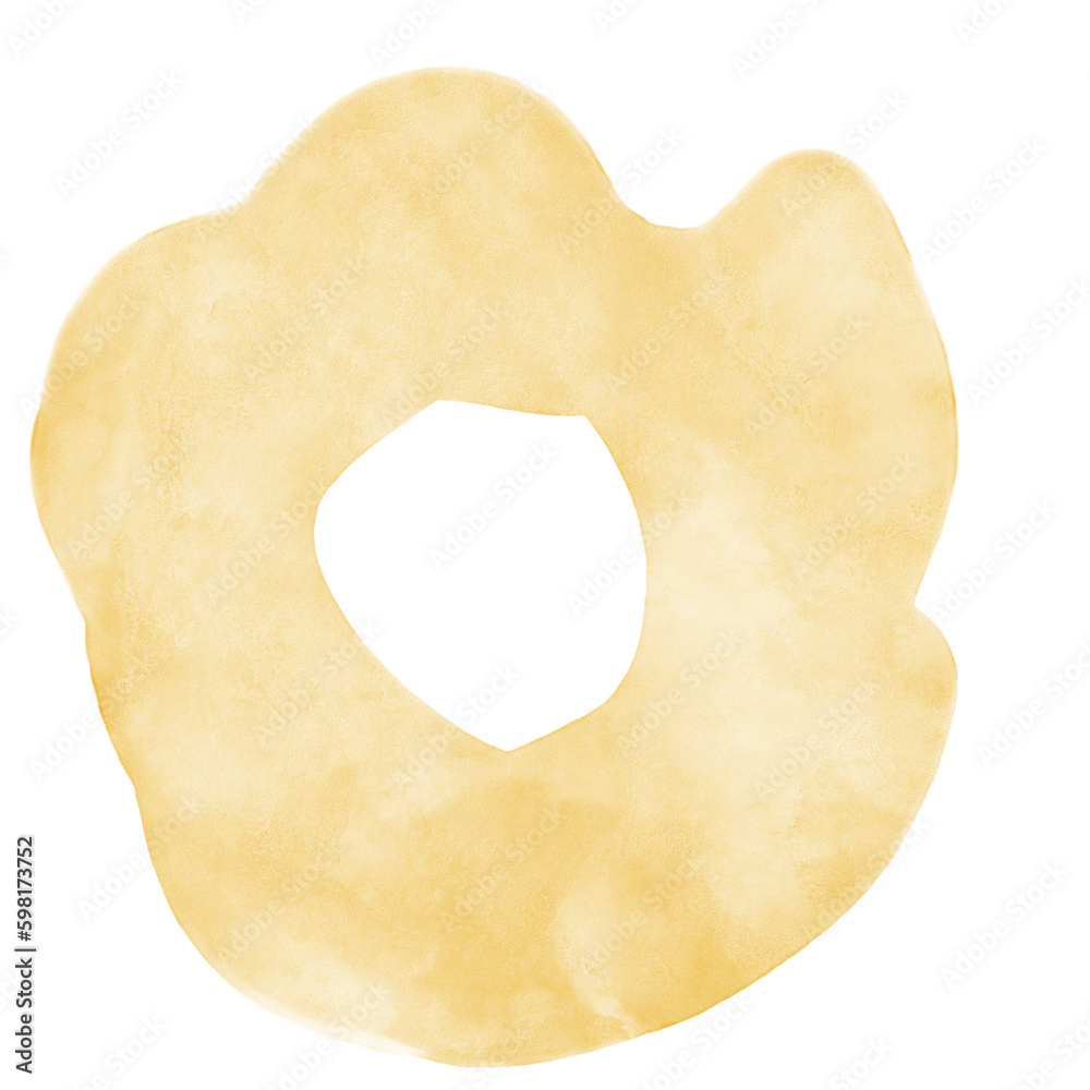 Yellow Watercolor Shapes Elements Yellow Watercolor Shapes Elements