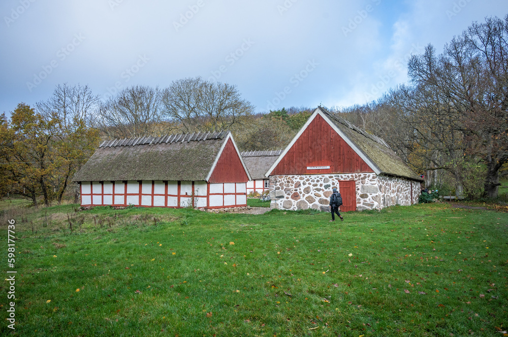 Himmelstorpsgården, byggnadsminne, Mölle, SChweden,