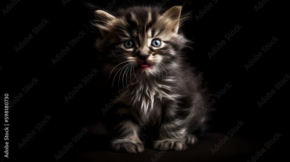 black and white kitten black and white kitten