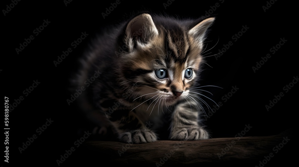 kitten portrait