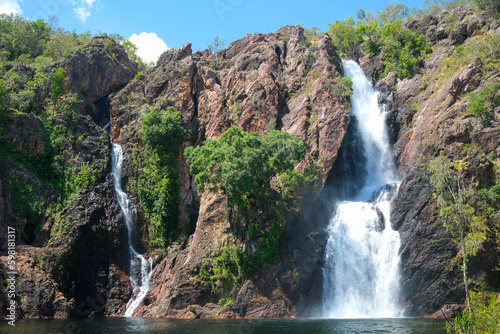 Wangi Falls in Litchfield National Park  Northern Territory of Australia