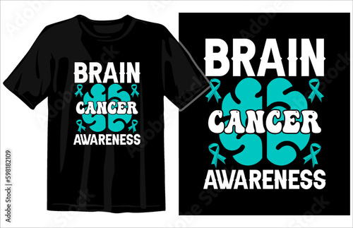 Brain cancer awareness t-shirt, cancer awareness t-shirt print template, Fight Awareness T-shirt Design, World Multiple Sclerosis Day T-shirt, leukemia awareness t-shirt