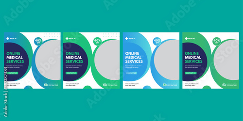 Medical service social media advantaging creative corporate instagram social media post

