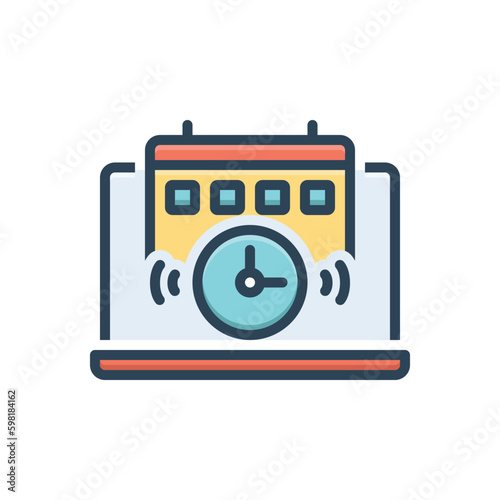 Color illustration icon for prompt 