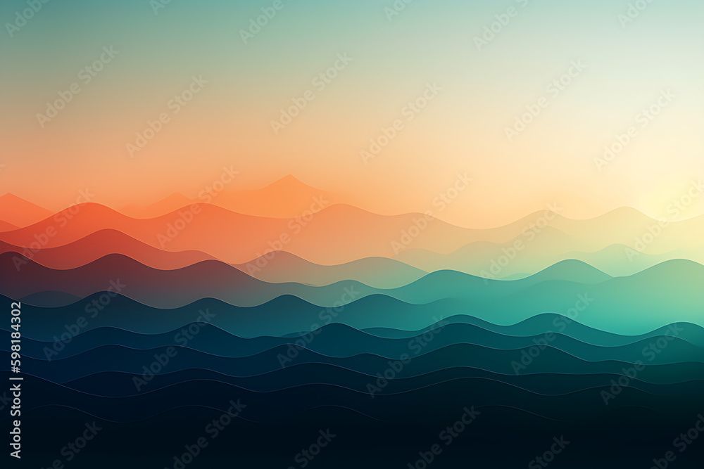 abstract colorful background with waves, Ultra smooth colours based on beach holidays gradient
Smooth blurry gradient, Blurry, summer inspiration, generative ai