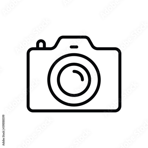 photo camera icon design with white background stock illustration