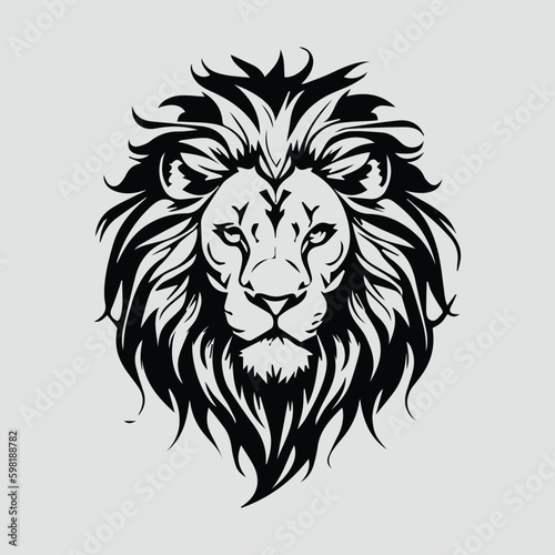 lion head mascot © GrafisiaStudio