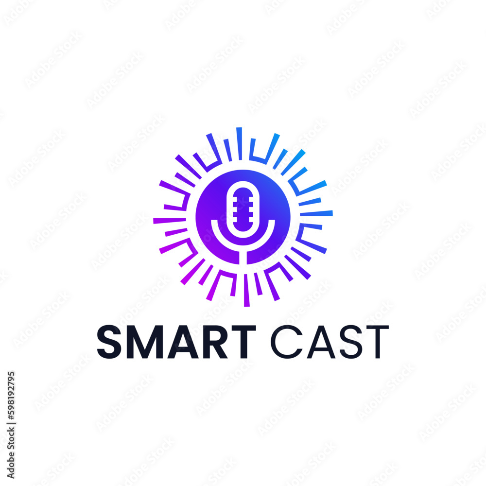 Modern logo for a smart and inspiring podcast Modern logo for a smart and inspiring podcast
