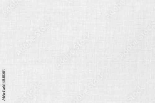 White linen fabric texture background, seamless pattern of natural textile..