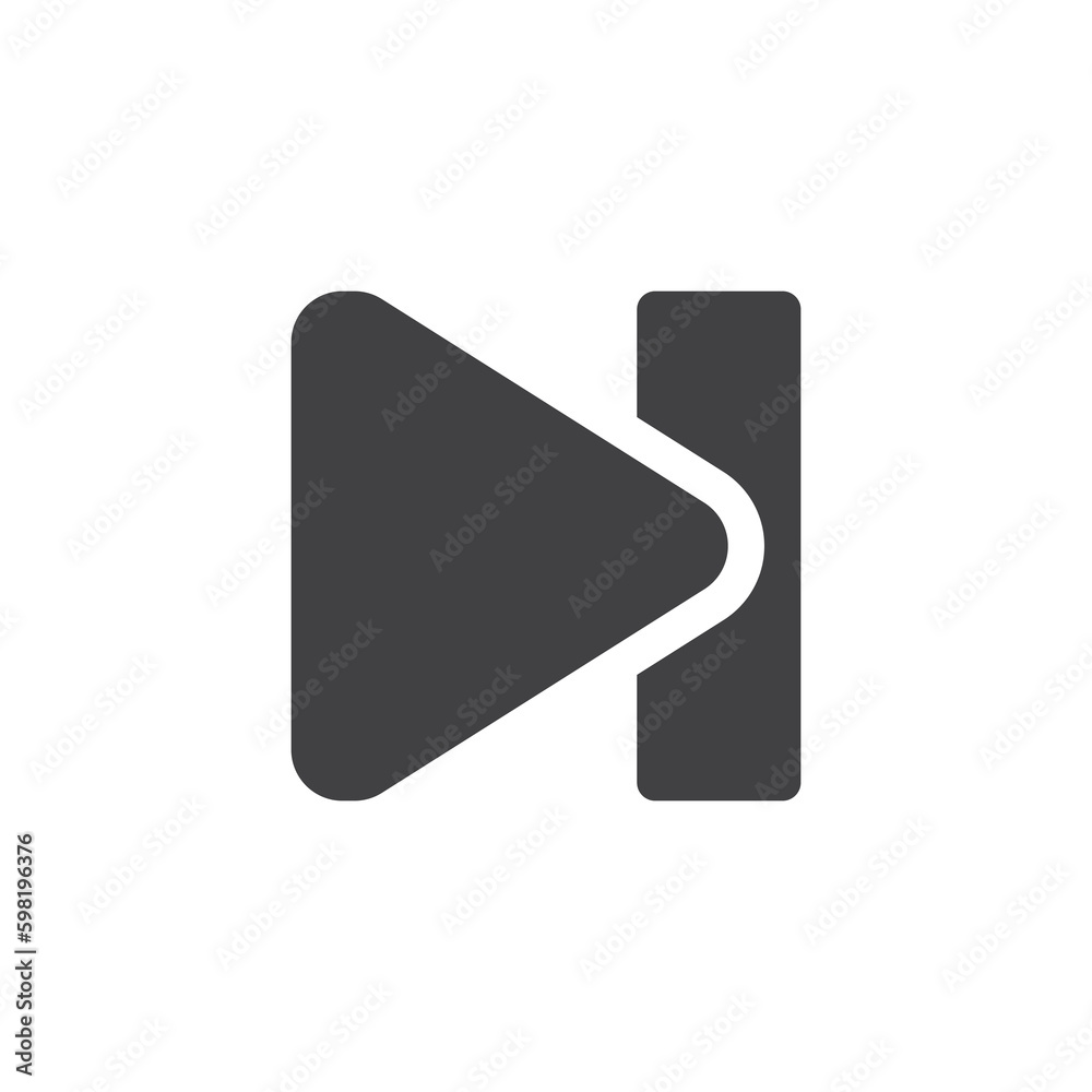 Pause toggle button vector icon Pause toggle button vector icon