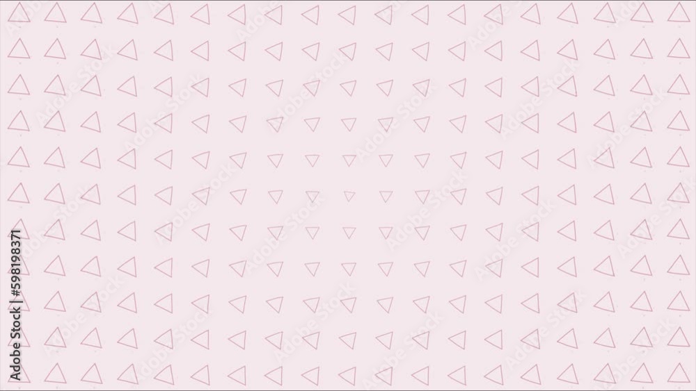 Different geometrical shapes of pink color moving in circular pattern background Different geometrical shapes of pink color moving in circular pattern background