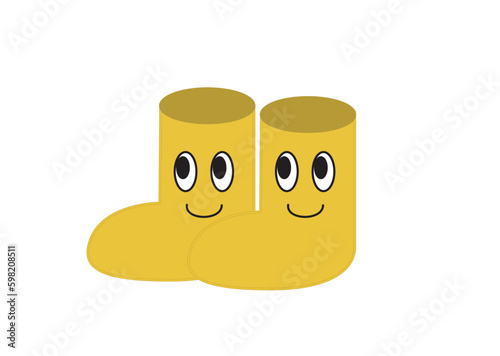 可愛い長靴のキャラクター