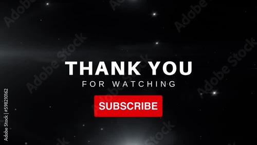 Thanks For Watching | Thank You Background |4k Thank You Motion Graphics