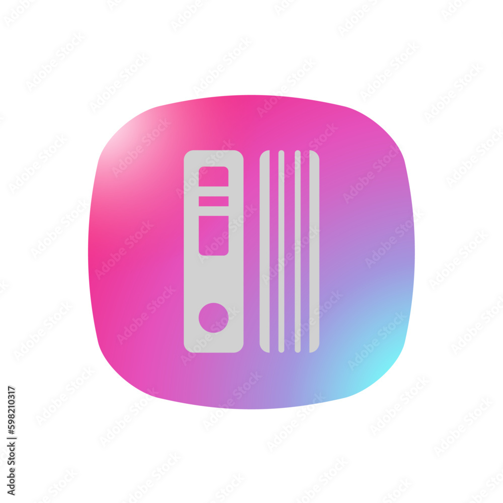 Bookshelf - Pictogram (icon) Bookshelf - Pictogram (icon)