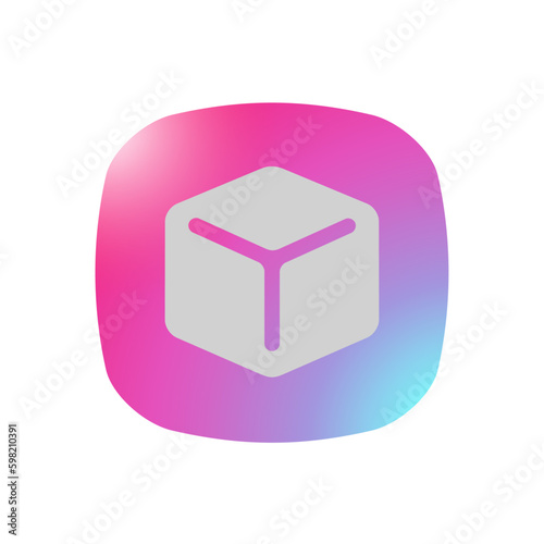 Cube - Pictogram (icon) 