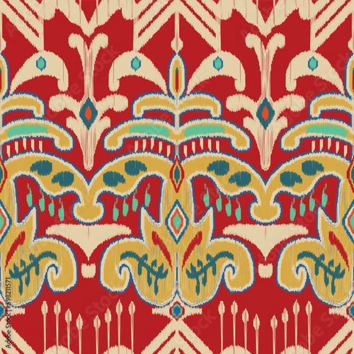 Native pattern american tribal indian ornament pattern geometric ethnic textile texture tribal aztec pattern navajo mexican fabric seamless Vector decoration fashion