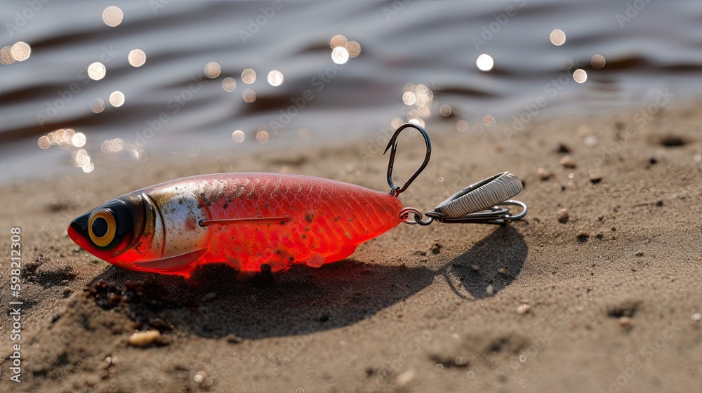 Bait for fishing, artificial bait with a hook to get the big catch
