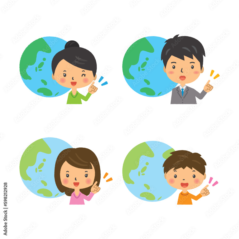 地球 人物 エコ 地球 人物 エコ