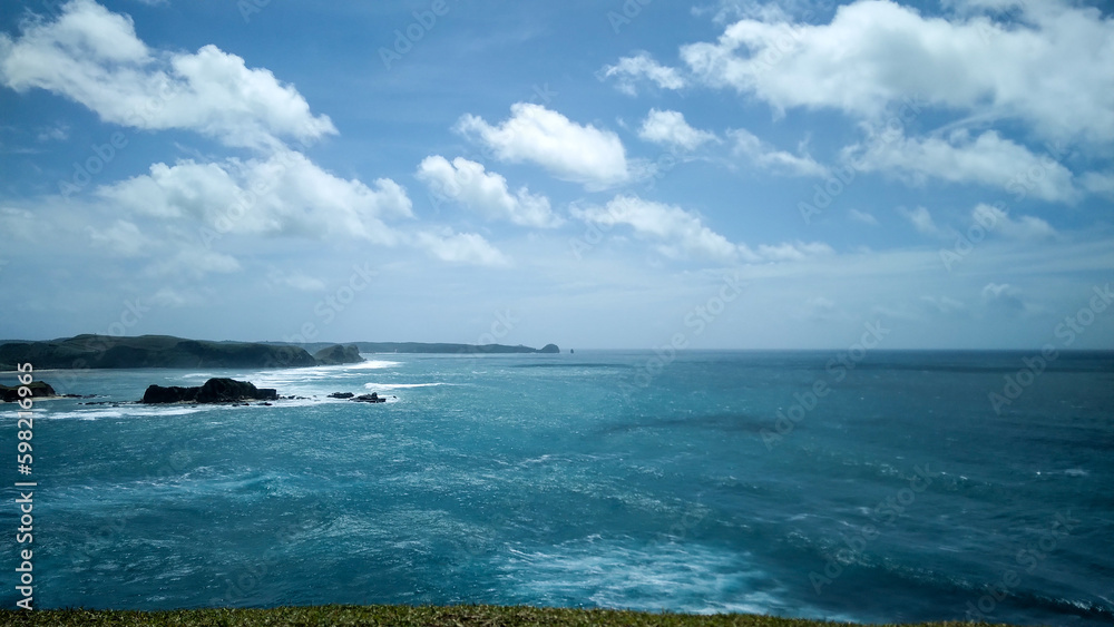 sea and sky in Lombok Island, Indonesia