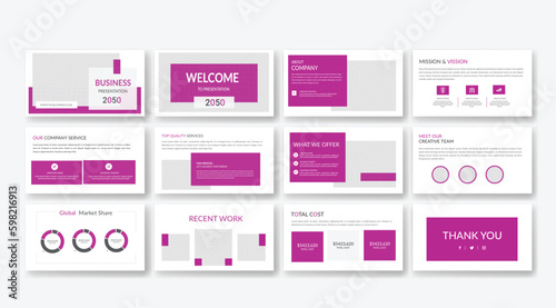 Minimal slides presentation background template.  business PowerPoint presentation template