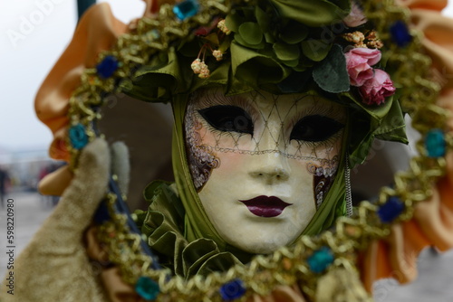 Fototapeta Naklejka Na Ścianę i Meble -  Costumes from Venice Carnival , italia