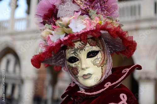 Costumes from Venice Carnival , italia